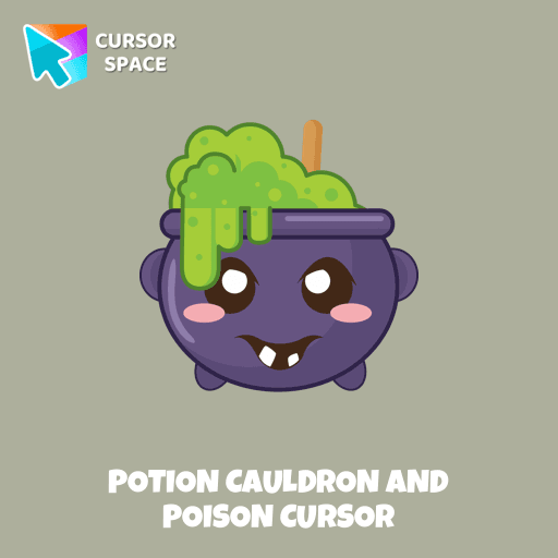 Potion Cauldron and Poison cursor arrow cursor