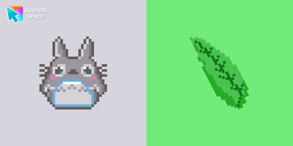 Totoro Pixel cursor cursor pack